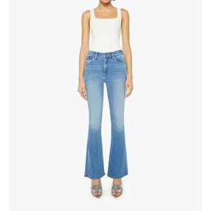 NEW MOTHER weekender flare jean in layover